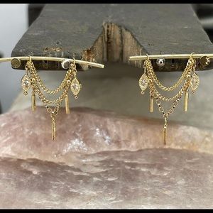 14K Gold and Diamond Chain